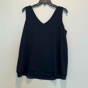 Ann taylor loft Double V Shell .Size-S